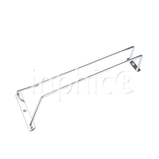 INPHIC-1-5排高腳酒杯架吊杯架掛杯架懸掛酒杯架紅酒架倒掛酒架 34cm碳鋼1排