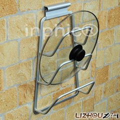 INPHIC-太空鋁廚房架 鍋蓋架掛架砧板架菜板架 三層加厚