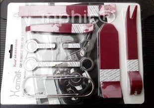 INPHIC-商用 營業 10件套汽車音響拆裝工具 汽車內飾拆卸改裝工具