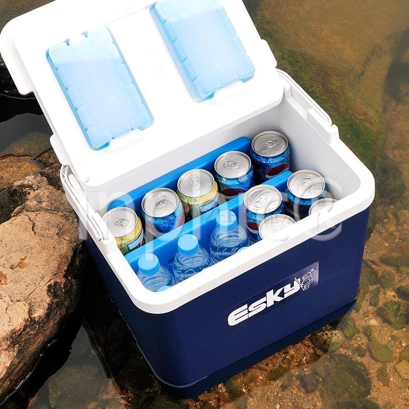 INPHIC-車載家用外賣保溫箱冷藏箱 便攜戶外冰箱保鮮箱 釣魚26L +650ml冰板*2