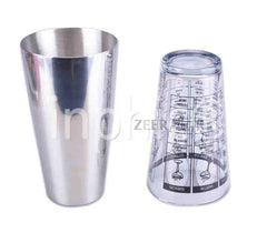 INPHIC-波士頓調酒器配刻度杯 調酒工具 帶刻度玻璃杯 調雞尾酒