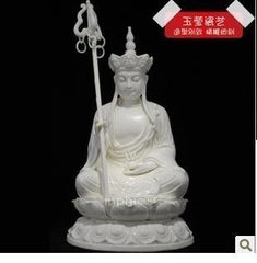 INPHIC-佛像 地藏佛像 12吋地藏王菩薩佛像 象牙白 地藏菩薩佛像 德化陶瓷