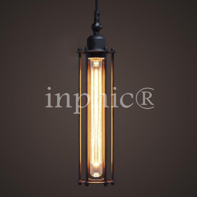 INPHIC-工業風復古吊燈惡魔島單頭吊燈現代餐廳燈鐵藝工程燈 臥室燈