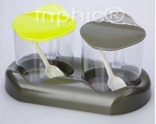 INPHIC-調味盒創意塑膠歐式多格調味品調味瓶調味罐4套裝