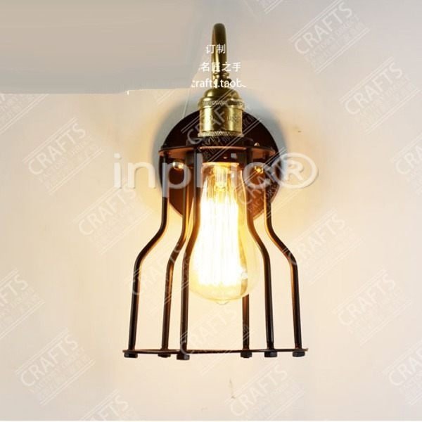 INPHIC-鐵藝復古雅 餐廳 酒吧臺 壁燈 燈具 loft 單吊燈 愛迪生