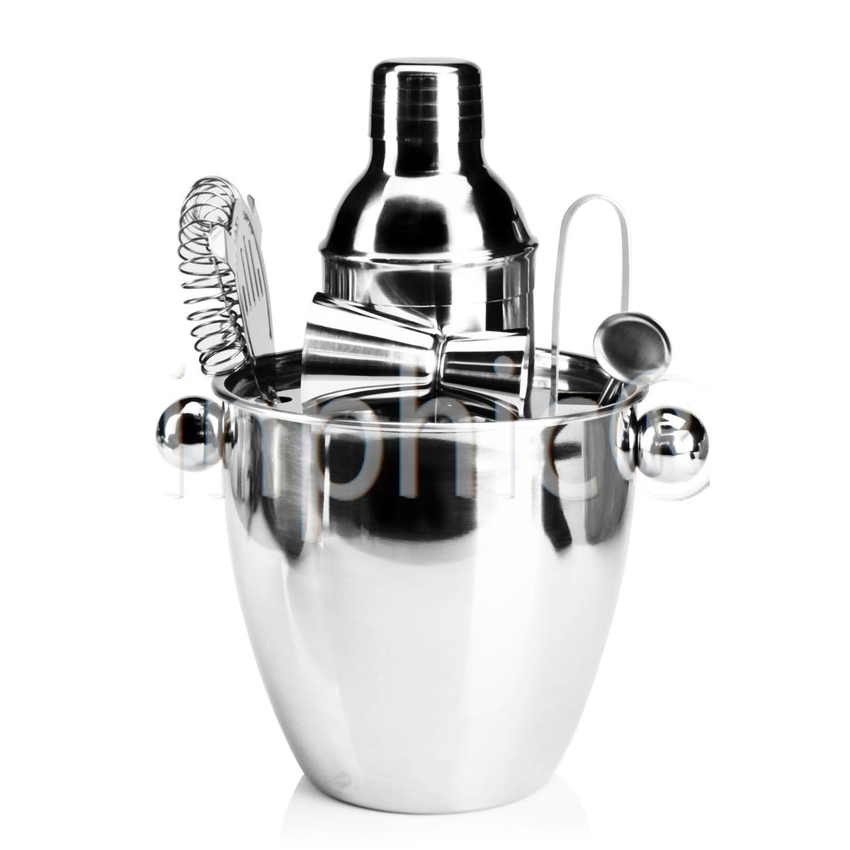 INPHIC-出口德國350ml不鏽鋼調酒器冰桶7件套套裝調酒用具雪克杯