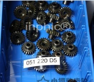 INPHIC-五金1模數 20齒 車馬達齒輪配件 鋼製非原裝 孔5MM Z直齒輪