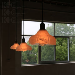 INPHIC-美式復古單頭吊燈咖啡館酒吧臺  進門吊燈老上海玻璃吊燈