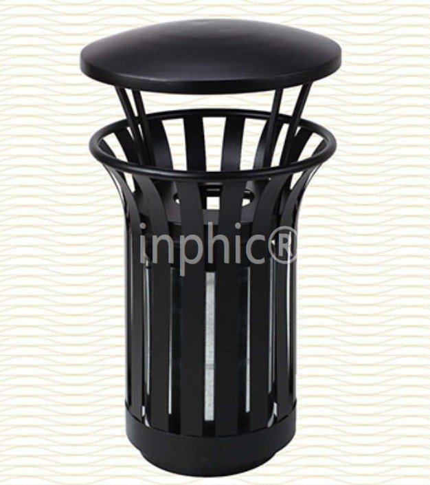 INPHIC-花籃式垃圾桶戶外烤漆果皮箱公園垃圾桶分類垃圾桶社區別墅垃圾桶