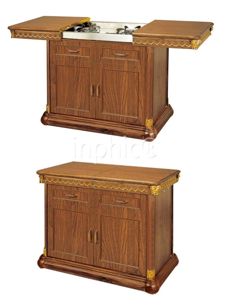 INPHIC-合隱藏式豪華鮑魚車飯店服務車豪華流動煮餐車歐式