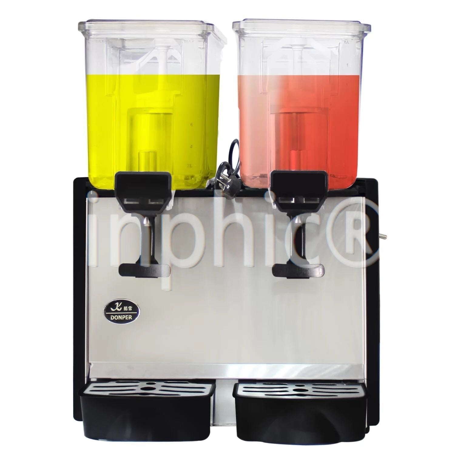 INPHIC-飲料機冷飲機 商用果汁機冷熱飲機DKX15x2LR雙缸攪拌品牌