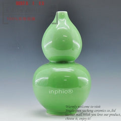INPHIC-顏色釉復古瓷器窯變 大葫蘆花瓶透明時尚客廳田園 歐式家