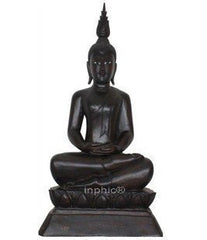 INPHIC-佛像 柚木佛像 木雕坐佛 木質佛 東南亞家居裝飾品擺設