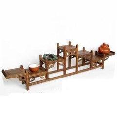 INPHIC-茶具 紅木博古架茶道 雞翅木機架幾案 七層式紫砂壺茶壺底座