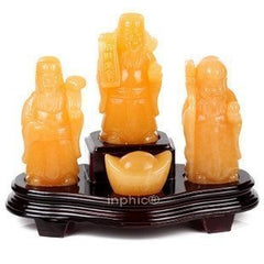 INPHIC-宗教 天然黃玉福祿壽擺件家居裝飾品工藝品吉祥風水擺設