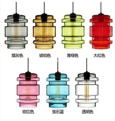 INPHIC-北歐吊燈咖啡廳燈具復古吧臺個性單頭金魚缸玻璃吊燈 4號