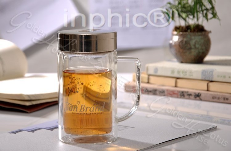 INPHIC-茶具 雙層玻璃杯 隔熱辦公杯 保溫杯 水杯