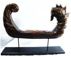 INPHIC-東南亞 家居 飾品 泰國風格 泰式木雕燭臺 木雕燭臺 龍頭燭臺