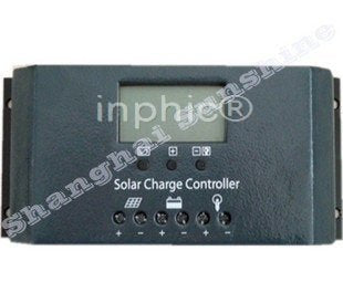 INPHIC-太陽能充電控制器 通用 發電系統 12V 20A 光控時控過放過充