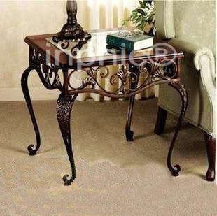 INPHIC-歐式田園鐵藝茶几 角几 桌 電話桌 書桌