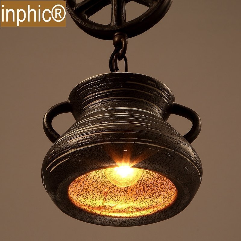 INPHIC-咖啡廳北歐簡約吊燈創意個性設計燈具復古餐廳酒吧臺陶瓷吊燈 2048－D1A