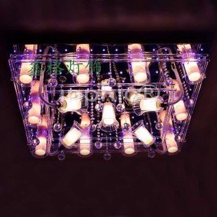 INPHIC-現代簡約低壓平板燈水晶燈長方形客廳燈燈飾燈具LED分段