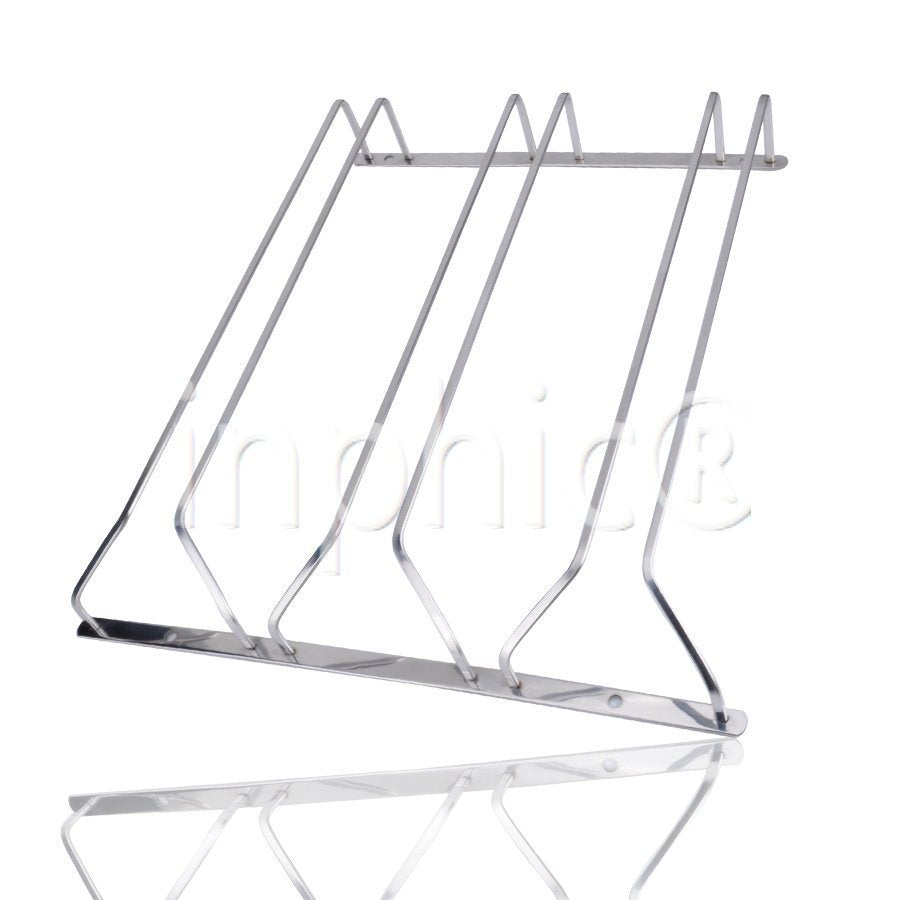 INPHIC-三排扁條不鏽鋼掛杯架 高腳杯架 紅酒杯架 吊杯掛架 懸掛杯架