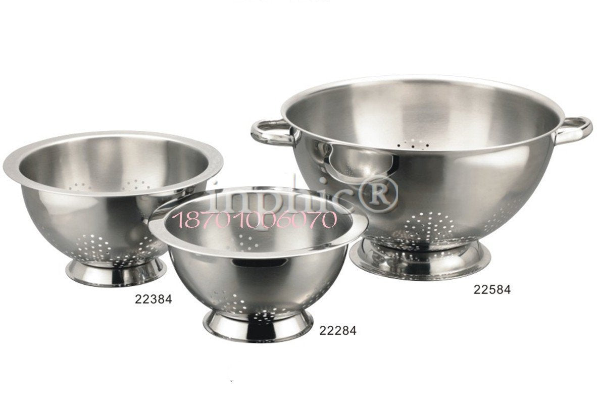 INPHIC-加厚不銹鋼濾鍋 瀝水鍋 瀝水盆 果盤 果盆