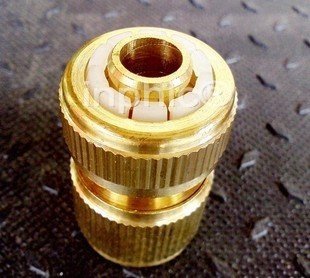 INPHIC-12銅快速通水接頭 4分銅通水接頭 洗車水槍接頭 水管銅通水接頭