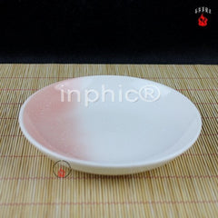 INPHIC-外銷原單手工圓盤果盤點心盤酒店餐館創意陶瓷盤子碟子 5個組