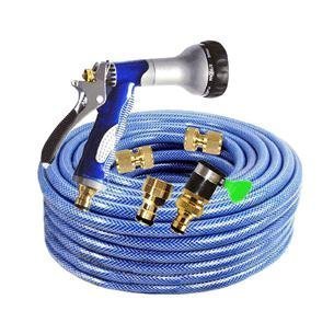 INPHIC-全金屬純銅接頭8噴水海藍管高壓洗車水槍15米20米