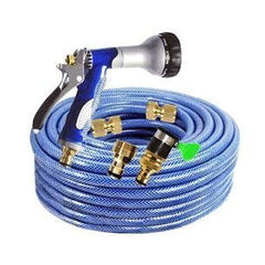 INPHIC-全金屬純銅接頭8噴水海藍管高壓洗車水槍15米20米