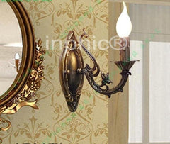 INPHIC-古銅色鐵藝壁燈走道樓梯臥室書房洗手間浪漫床頭單頭酒吧