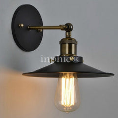 INPHIC-復古工業懷舊風格 銅頭黑傘壁燈設計師的燈