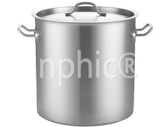 INPHIC-加厚不鏽鋼複底湯桶複底湯鍋多用桶湯鍋規格齊全食堂用桶30cm