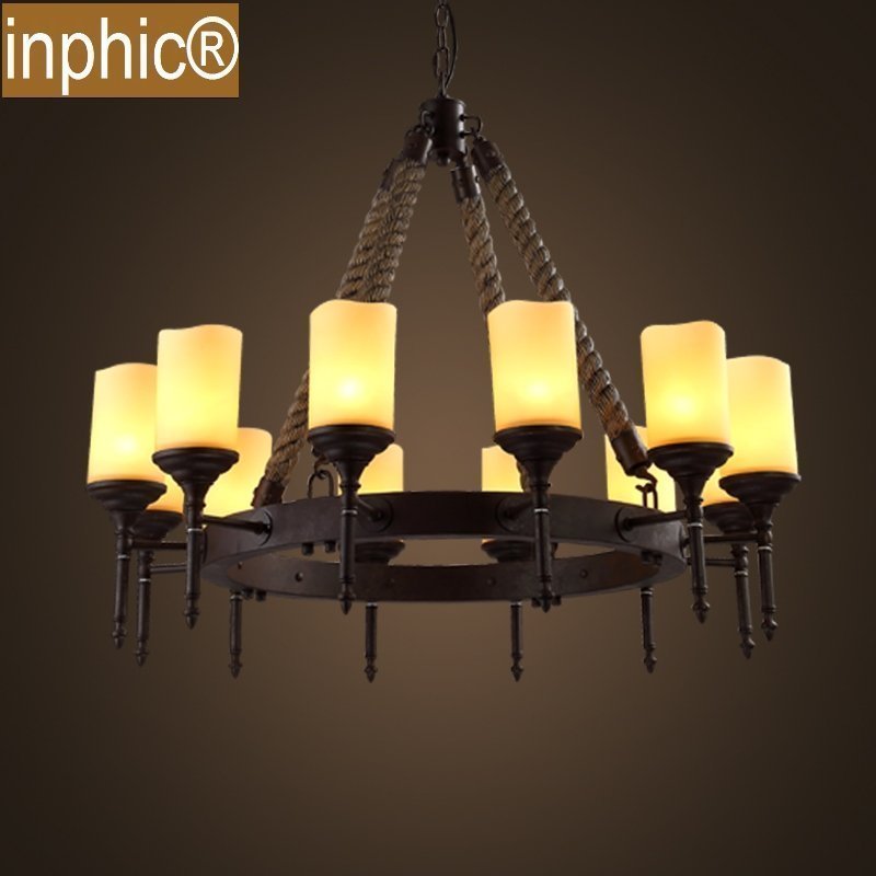 INPHIC-美式鄉村復古工業風吊燈餐廳客廳吧臺德國城堡吊燈燈具