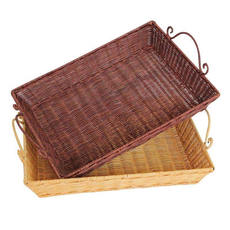 INPHIC-麵包籃水果籃藤編竹編水果盤時尚 果盤水果盆乾果盤麵包託盤