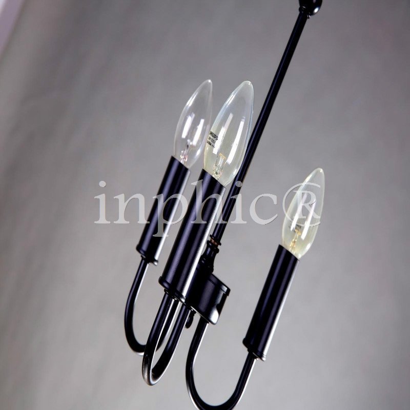 INPHIC-工業風復古美式鄉村簡約地中海走道餐廳走廊玻璃水桶吊燈 啞黑直徑25