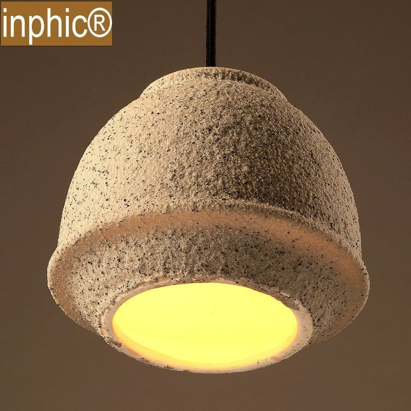 INPHIC-北歐創意吊燈個性咖啡廳餐廳吧臺書房藝術彩砂陶瓷吊燈 2046-D1A