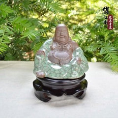 INPHIC-宗教 汽車佛像擺飾 哥窯彌勒佛笑佛 家居飾品 店堂 招財納福