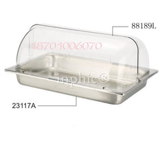 INPHIC-展示盆不鏽鋼盆連PC透明蓋展示盤