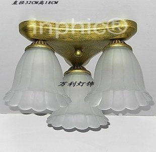 INPHIC-燈具燈飾歐式鐵藝吸頂燈3頭過道陽台廚房衛生間吸頂燈 L40