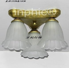 INPHIC-燈具燈飾歐式鐵藝吸頂燈3頭過道陽台廚房衛生間吸頂燈 L40