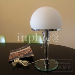 INPHIC-北歐風格 後現代床頭玻璃學習燈包豪斯檯燈 玻璃底座