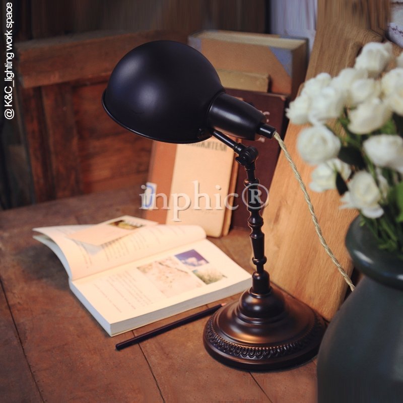 INPHIC-loft工業風復古鐵藝檯燈臥室床頭老式  書桌立式檯燈