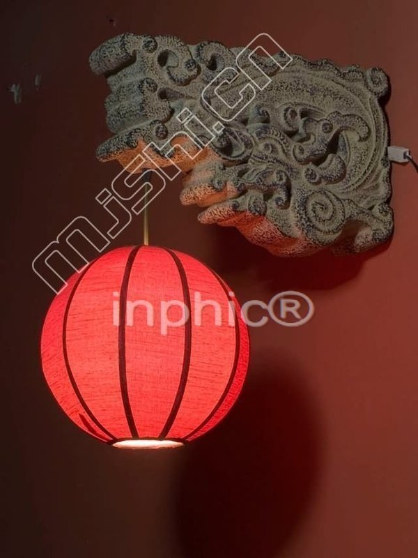 INPHIC-現代中式 燈具 新古典 復古 裝飾客廳書房 壁燈 龍頭吊燈