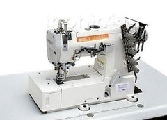 INPHIC-商用 營業 全新5線3針三本車 滾領車 下擺車車縫機