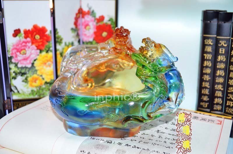 INPHIC-開運 開光貔貅琉璃避邪擺件吉祥家居平安裝飾富足有餘避邪