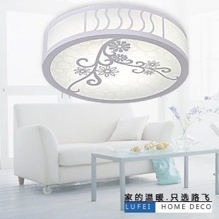 INPHIC-壓克力羊皮木藝雕花吸頂燈具臥室燈客廳飾