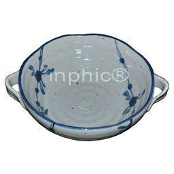 INPHIC-陶瓷餐具碗手繪仿古中國風7.5吋雙耳碗